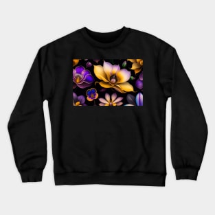 Floral Style Crewneck Sweatshirt